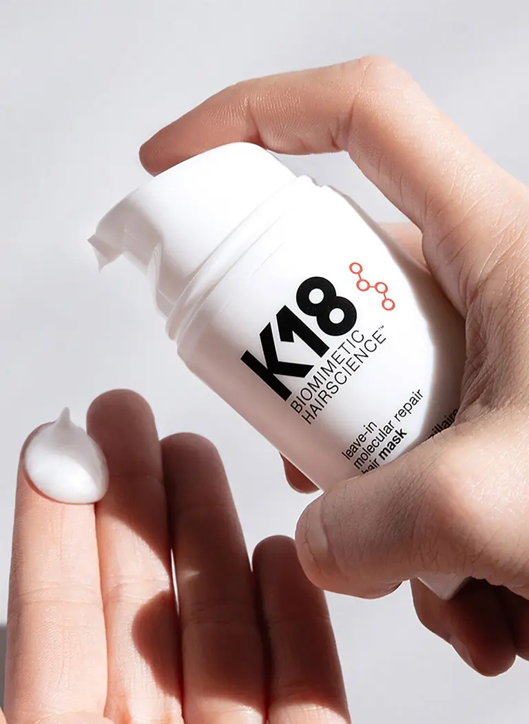 قناع K18 (50ml) – الحل السحري للشعر المتقصف والهايش في 4 دقائق فقط
